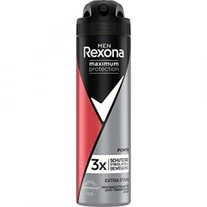 Rexona Men Maximum Protection Spray Power Anti-Transpirant avec 48 heures de protection contre la transpiration excessive et les odeurs corporelles 150 ml (1 pi&egrave;ce) (Nikilko2017, neuf)