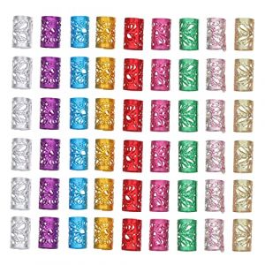 Générique 100Pcs Anneau D'Extension De Cheveux Anneau De Cheveux Accessoires De Cheveux Pour Tresses Cheveux Accessoires Dread Locks Bijoux Cheveux Poignets Cheveux Tresse (FINNG, neuf)