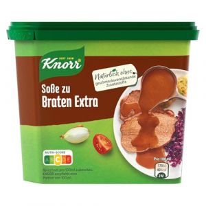 Extra Soße zu Braten en Dose - Bouillon Brune Extra Délicieuse au Goût Épicé, Parfaite pour Viandes - Pour une préparation Rapide Sans Additifs, prête en un instant - Compatible avec Knorr 280 g (PAStation, neuf)
