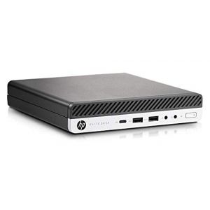 HP EliteDesk 800 G4 Ordinateur de bureau Mini Intel Core i5 8500T 512 Go SSD Disque dur 20 Go M&eacute;moire Windows 11 Home avec logiciel (fran&ccedil;ais non garanti) (FURBIFY, neuf)