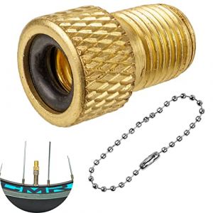 Adaptateur de Valve de vélo, 1 pièce, pour Valve éclair et Presta sur Valve Auto, DV et SV sur AV, Adaptateur de Pompe à air pour Pompe à Pied, Pompe à Main, Valve de Tuyau, Insert de Valve Dunlop (Your Day Mate, neuf)