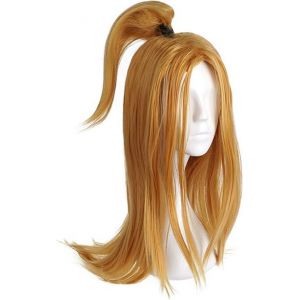 Perruque de cosplay Kraja Deidara Anti montagne Akatsuki Anime favori pour les fans d'Halloween, fête, Noël, bande dessinée (Akatsuki Deidara) (SuperDreamStore SDS, neuf)