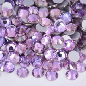 YTYHFEM Décorations d'art d'ongle de Strass Non correcteurs de Taille de mélange de Velours Violet-Air Violet-SS10-1440piece (qichunxianshuaideyongshangmaoxinggerenduzioz, neuf)