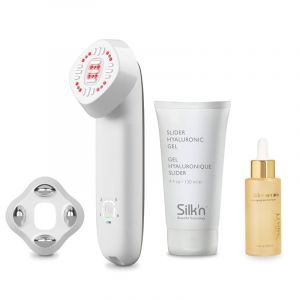 Silk'n FaceTite MultiPlatform Starter Kit pour le rajeunissement de la peau - Promo pack: s&eacute;rum Builder inclus - Pour une peau plus ferme et moins de rides - Technologie LED et infrarouge anti-&acirc;ge (Silk'n EU, neuf)