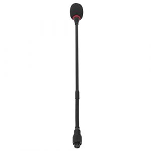 Microphone de Podium &agrave; Col de Cygne, Microphone &agrave; Col de Cygne en Alliage d'aluminium en Coton Coupe-Vent pour Salles de R&eacute;union Multifonctionnelles pour Conf&eacute;rence pour Grandes (Weajan, neuf)