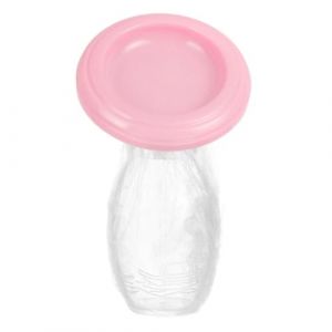 Pompe &agrave; lait manuelle Pompe en silicone en silicone Recueillir des fuites de lait maternel pour les mamans allaitantes 90 ml rose, pompe &agrave; lait manuelle (wandaximaoyi, neuf)