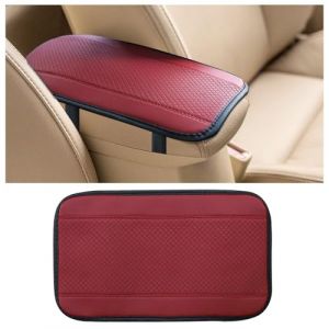 Flaconi Coussin Accoudoir Voiture,Accessoire Voiture,Voiture Accoudoir Pad,Housse Accoudoir Voiture,Tapis de Bo&icirc;te D'accoudoir de Voiture,Universel pour la Plupart des Voitures(Rouge) (shenhua auto, neuf)