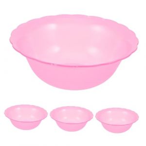 POPETPOP 4pi&egrave;ces Bassine de Camping Ronde Plastique pour Laver la Vaisselle Bac &agrave; Linge Portable pour Bain et Nettoyage (Riser Treasure, neuf)