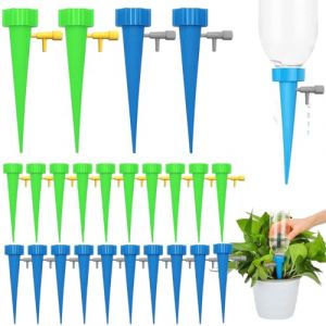 JYNVO 24pcs Arrosage Goutte a Goutte Kit, Goutte a goutte jardin, Goutte a goutte arrosage exterieur, pour Jardin Maison Intérieur Extérieur Pot de fleur (ROBFLOR MARKET CARS, neuf)