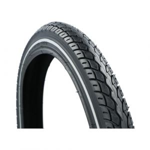 Dresco Pneu Street 20 x 1,75 (47-406) r&eacute;fl&eacute;chissant Noir (DIMANCHE AUTO, neuf)