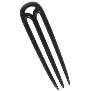 GANAZONO Accessoire Cheveux en Bois Chinois Fourchette &agrave; Trois Dents pour Coiffures Vintage &Eacute;pingle Longue pour Femmes B&acirc;tonnet &agrave; Cheveux pour &Eacute;v&eacute;nements et Usage Quotidien (JUNEE, neuf)