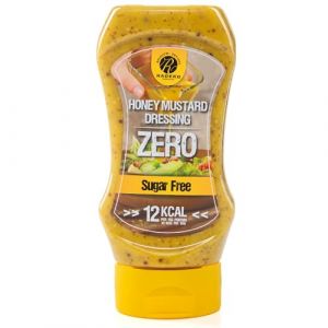 Rabeko Zero Sauce - moutarde au miel, 1 x 350ml sans sucre et peu de mati&egrave;res grasses - produits sains &agrave; faible teneur en glucides avec moins de calories et de mati&egrave;res grasses pour salades, frites (FITADIUM, neuf)
