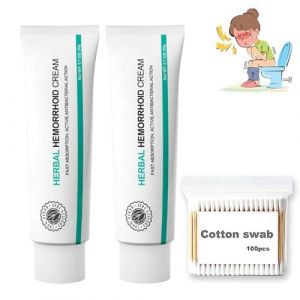 Cr&egrave;me &agrave; base de plantes contre les h&eacute;morro&iuml;des Qartel, Herbal Hemorrhoids Cream Qartel, Qartel Herbal Hemorrhoids Cream, Cr&egrave;me pour le traitement des h&eacute;morro&iuml;des, cr&egrave;me pour les h&eacute;morro&iuml;des (2 Pcs) (weitaowenhua, neuf)