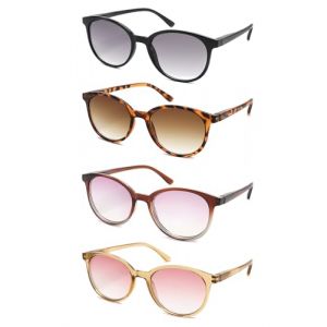 MODFANS 4 Paire de Lunettes de Lecture Femme Lunettes de Soleil Anti Lumiere Bleue Lunettes Loupe Monture Legere Lunettes de Vue Branches a Ressort (MODFANS-US EYEWEAR, neuf)