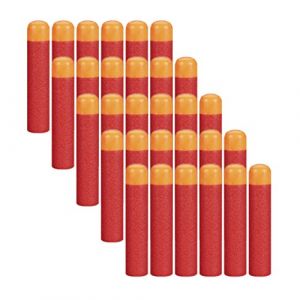 120 Pièces Fléchettes Nerf Grand 9.5cm,Mousse Recharge de Fléchettes Rouge,Darts en Mousse Munitions pour Pistolets Nerf Blaster Pistolet Jouet Enfants,Accessoires Convient N-Strike Elite Mega Série (YIHUAN Official Store, neuf)
