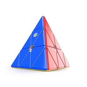 GAN Cube Triangle Magnétique 36 Aimants, Cube Pyramide sans Autocollants, Speed Magic Cube Pyraminx avec IPG Magnétique/GES+/Poids Léger, Cadeau Spécial pour Enfant Adultes, Version Standard (GAN Cube FR, neuf)