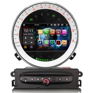 6Go+128Go 8 Core Android 14 Autoradio St&eacute;r&eacute;o Android Auto & Apple CarPlay pour BMW Mini Cooper R56 Countryman GPS pour Voiture DSP Bluetooth 5.0 WiFi Dab+ GPS Canbus CD DVD &Eacute;cran Tactile (Erisin-Car Multimedia, neuf)