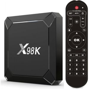 X98K boitier IPTV Android 13.0, Android TV Box 4GB RAM 32GB ROM RK3528A CPU Quad Core Arm Cortex A53, Android Box Support 2.4/5.0GHz WiFi6 BT5.X 4K 100M Ethernet USB 3.0/2.0 TV Box Android (JBL-7, neuf)
