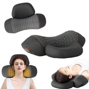 Calmeo Masseur Cervical, Massage Sans Fil Pour La Nuque Et Les &eacute;Paules, Calmeo Masseur Cervical, Pour Cou & &eacute;Paules Avec Diff&eacute;Rents Modes, L&eacute;Ger & Portable Pour Maison, Bureau (Gris classique) (guizhoushunpinbaihuoxiaoshouyouxiangongsi, neuf)