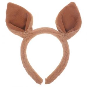 LABRIMP Bandeau Oreilles D&rsquo;animaux Mignon Taille Unique Bandeau Souple Femme Carnaval F&ecirc;te D&eacute;guisement Oreilles Kangourou Marron Fonc&eacute; (Braveforya, neuf)