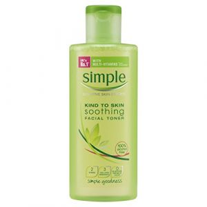 Simple Set de 6 Soothing Facial Toner 200 ml 1 Unité (BRITISH GOOD'S, neuf)