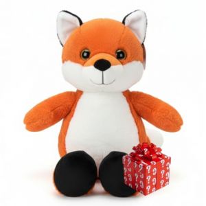 LKPG Grande Peluche Animale XXL avec Cadeau Surprise &agrave; l&rsquo;Int&eacute;rieur &ndash; 50 &agrave; 120 cm &ndash; Panda, Lama, Ours, Lapin, Dinosaure, Chien, Peluche G&eacute;ante Ultra Douce &ndash; Id&eacute;e Cadeau Enfant, Amoureux (Renard 60 cm) (Lkpg, neuf)