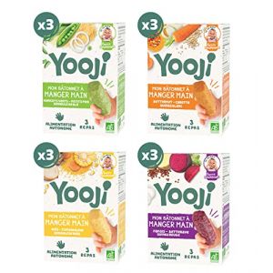 Yooji - Bâtonnets à Manger-Main Bio - Repas bébé DME et Alimentation Autonome (Légumes & Féculents) (Yooji aliments pour bébés, neuf)