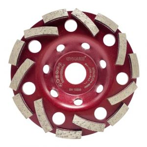 GVHAKG Meule diamant&eacute;e 125 mm &times; 22,23 mm pour Pon&ccedil;age B&eacute;ton, Pierre, Pierre Naturelle, Colle &agrave; Carrelage, Granit, Ma&ccedil;onnerie, Disque Abrasif Diamant&eacute; Extra Rapide &agrave; Poncer (FEWELL Tools, neuf)