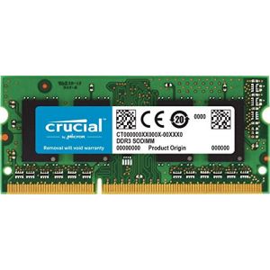 Crucial CT102464BF186D M&eacute;moire de 8GB DDR3 1866 MT/s (PC3-14900) SODIMM 204-Pin (AH.DIREKT, neuf)