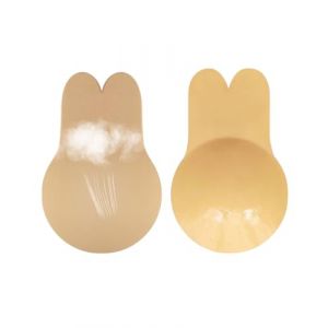 JUKOTA Soutien-gorge adhésif push-up invisible sans bretelles, soutien-gorge sans bretelles, réutilisable et invisible, coussinets sans bretelles, en silicone, doux pour la peau, auto-adhésif - C (CAR PARTS FOR ALL, neuf)