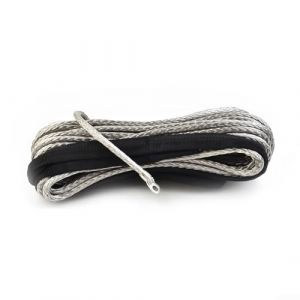 Eawfgtuw Câble de treuil synthétique robuste - Équipement de récupération tout-terrain - 15 m x 5 mm - Corde de rechange avec gaine de protection pour remorquage de véhicule (bestredworld, neuf)