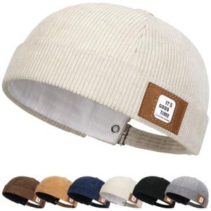 Bonnet Souple Doux et l&eacute;ger pour la Course &agrave; Pied Respirant et &eacute;lastique Chapeau Docker Bonnet Homme Docker Hat Femme Casquette Homme Chapeau Marin Casquette (YUNIAN-Direct, neuf)