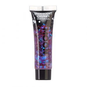 Gel Glitter Irisé pour le visage et le corps par Moon Glitter - 12ml - Violet - Pailleté pour visage. (NeonBeauty, neuf)