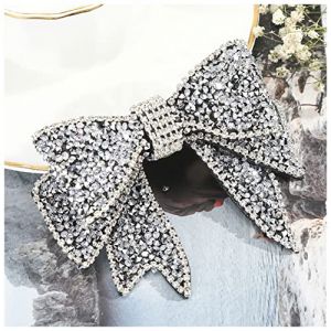 Épingle À Cheveux Mesdames Crystal Big Bow Pow-Cheveux Accessoires for cheveux Strasspin coiffure à cheveux en épingle à cheveux rétro coiffe d'épingle à cheveux Épingle À Cheveux Mariage(2) (钟祥市微琼维商贸有限公司, neuf)