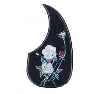 Pickguard de guitare acoustique, plaque de protection professionnelle, plaque de protection en PVC, touche élégante pour guitare acoustique dreadnought (Xuheelivi-EU, neuf)