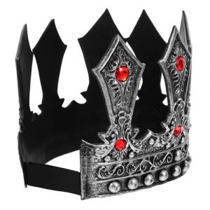 Mobestech Couronne Du Roi De Diamant Couronne Pour Les Gar&ccedil;ons Enfants Couronnes De Roi Pour Les Gar&ccedil;ons Roi Couronne Adulte Hommes De La Couronne Accessoires Cosplay Prince Rp (Cash Liu, neuf)