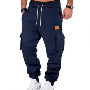 uxxnjfg Pantalon Tactique Homme Travail Cargo Grande Taille Pantalon Chino Homme Randonnée Multipoches Baggy Survêtement Slim Extensible Militaire Pant Jardinage Chantier Sportswear Navy S (uxxnjfg, neuf)