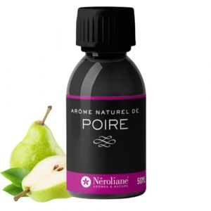 NEROLIANE – Arôme Alimentaire Naturel Poire 50ml – Saveur Douce et Fruitée – Pour Yaourts, Gâteaux, Glaces, Sorbets, Boissons, Confiseries – Qualité Professionnelle – Fabriqué en France (Néroliane, neuf)