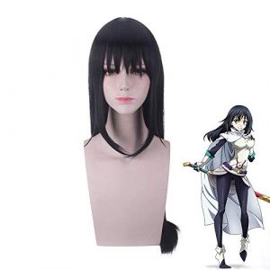 Tensei shitara Slime Datta Ken Cosplay perruques Shizue Izawa perruque 70 cm bleu cheveux longs résistant à la chaleur + casquette de perruque (good stuff A, neuf)