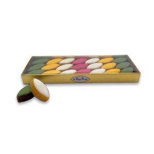 LE ROY RENÉ Epicerie Fine - 21 petits Calissons d’Aix Réglette Or 125g : (Aux fruits multisaveurs - Arlequin : Lot de 3) (JoviMarket, neuf)