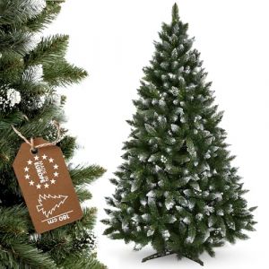 KADAX Sapin de Noël Artificiel 180 cm - Sapin de Noel Artificiel 180 cm, Lifelike PVC Film, Sturdy Stand, Facile à Assembler, Durabilité Supérieure, EU-Made, Idéal pour Familles et Espaces Grands (KADAX, neuf)