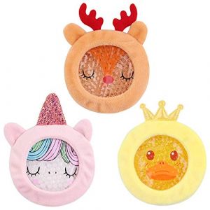 Hilph Poche de Glace Enfant, Poche de Glace Froid en Gel Chaudes et Froides Housse Souple et Coloré, Réutilisable Poche de Froid Enfants Soulagement de la Douleur pour Enfant, 3 Paquets (Hilph Store, neuf)