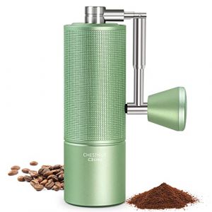 TIMEMORE Chestnut C3s PRO, moulin à café manuel, corps entièrement métallique, moulin à café manuel avec poignée pliante, pour Espresso et French Press, Vert (Coffeeee Lover, neuf)