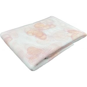Rideau moustiquaire en maille filet anti-insectes 150 x 250 cm avec anneaux inclus (orange) (EUROSTYLE, neuf)