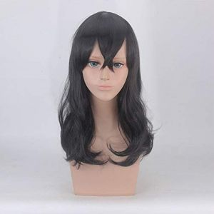 Mon héros académique Todoroki Shoto femmes Tsuyu Asui jouer perruque Cosplay Costume Boku pas de héros académique vert noir cheveux perruques + casquette de perruque taille unique 6 (good stuff A, neuf)