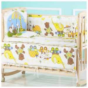 WXJHNYBS Tour De Lit Bebe, 4 C&ocirc;t&eacute;s,Respirant Contour De Lit avec Matelas Et Oreiller,Facile &agrave; Installer Contour De Lit B&eacute;b&eacute; 60x120 pour Lit De B&eacute;b&eacute;,C-110x60cm (zhangjiewangfu, neuf)