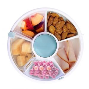 Penbinmall Snack Spinner - Petit organisateur de fruits et de bonbons portable pour enfants - Bleu (yjspbsm-shop, neuf)