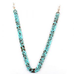 Zeayebsr Cordon Lunettes, cha&icirc;nes de lunettes en acrylique, Corde Chaine a Lunettes Porte, Cordon Lunettes pour Femmes et Hommes pour Lunettes Pour Lunettes de Soleil et Sport（Vert sapin） (Zeaye, neuf)