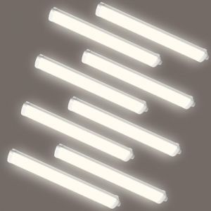 Viugreum 8 Paquets Tube Neon Led 115cm, Étanche IP65 Reglette LED 40W 4800LM Blanc Neutre 4500K Neon Led Garage, Plafonnier LED Néon Garage pour Bureau Atelier Sous-sol Entrepôt Salle de Bain Cuisine (Viugreum-EU, neuf)