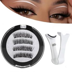 Cils magnétiques, cils magnétiques réutilisables, faux cils magnétiques 3D, cils magnétiques aspect naturel, kit de cils magnétiques à forte tenue (guangzhouliuqiyongshangmaoyouxiangongsi, neuf)
